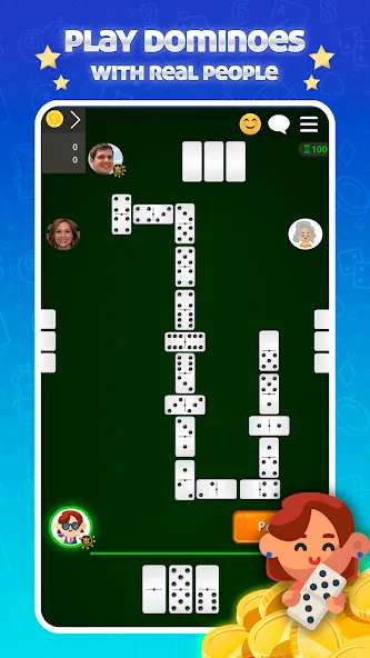 Dominoes Online - Classic Game (Домино Онлайн)  [МОД Много денег] Screenshot 1