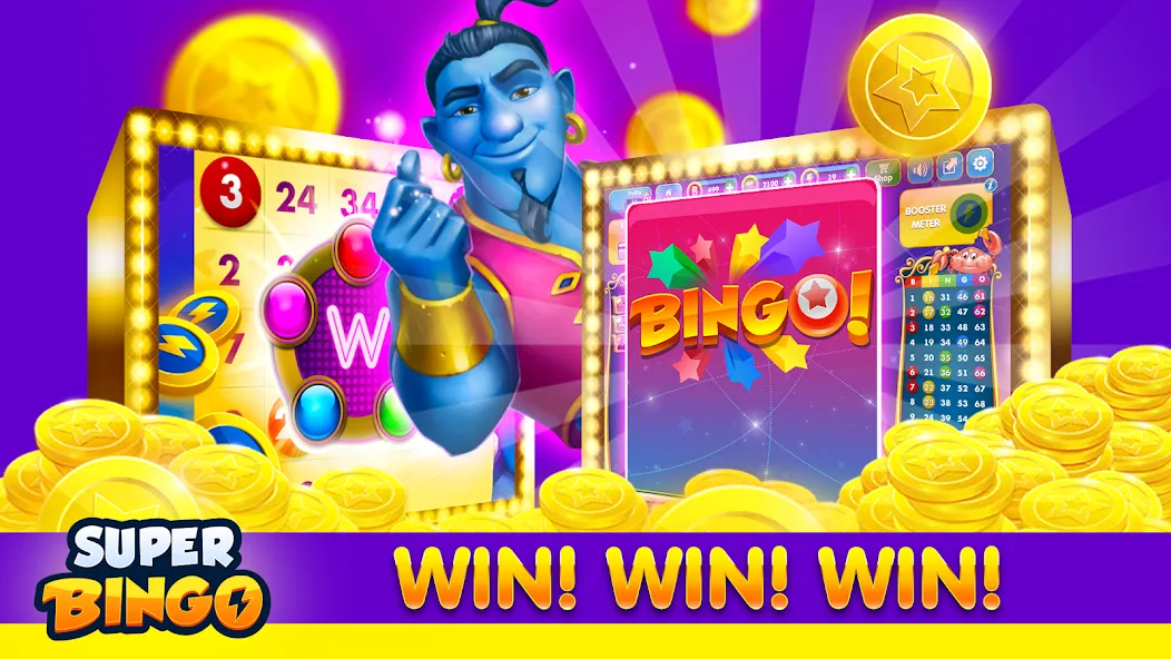 Super Bingo HD - Bingo Games (упер Бинго )  [МОД Menu] Screenshot 5