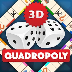 Взлом Quadropoly - Monopolist Tycoon  [МОД Много монет] - стабильная версия apk на Андроид