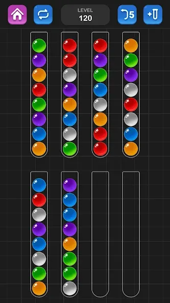 Ball Sort Puzzle - Color Game  [МОД Unlimited Money] Screenshot 2