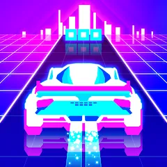 Скачать взломанную Music Racing GT: EDM & Cars (Музыка Гонок ГТ)  [МОД Много монет] - стабильная версия apk на Андроид
