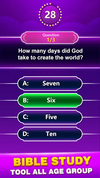 Bible Trivia - Word Quiz Game (Библейская викторина)  [МОД Mega Pack] Screenshot 1