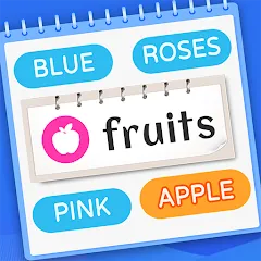 Взломанная Word Sort: Association Connect (Соннект Колорс)  [МОД Много монет] - полная версия apk на Андроид