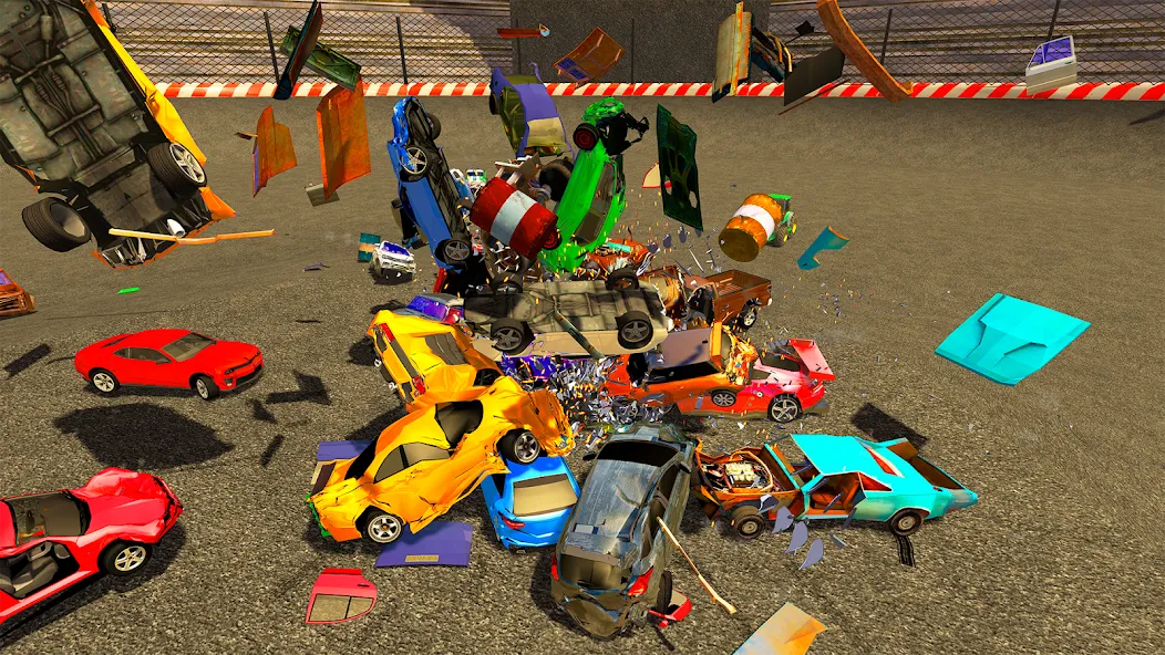 Demolition Derby Mad Car Crash (Дерби Деструкция Симулятор)  [МОД Много монет] Screenshot 1