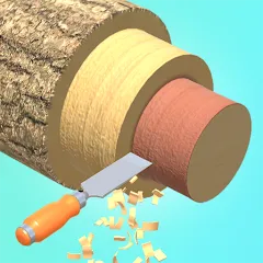 Скачать взлом Wood Turning 3D - Carving Game  [МОД Unlimited Money] - полная версия apk на Андроид