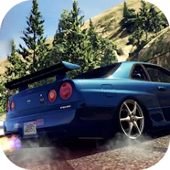Взломанная Skyline Drift Simulator (Скайлайн Дрифт Симулятор)  [МОД Menu] - полная версия apk на Андроид