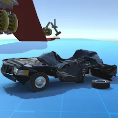 Взлом Realistic Car Crash Simulator  [МОД Menu] - полная версия apk на Андроид