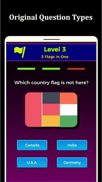 World Flags Quiz Game (Ворлд Флагс Квиз Гейм)  [МОД Много монет] Screenshot 1