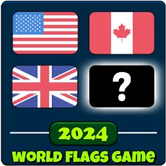 Взлом World Flags Quiz Game (Ворлд Флагс Квиз Гейм)  [МОД Много монет] - стабильная версия apk на Андроид