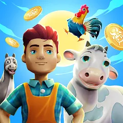 Взломанная CropBytes: A Crypto Farm Game (КропБайтс)  [МОД Unlimited Money] - стабильная версия apk на Андроид