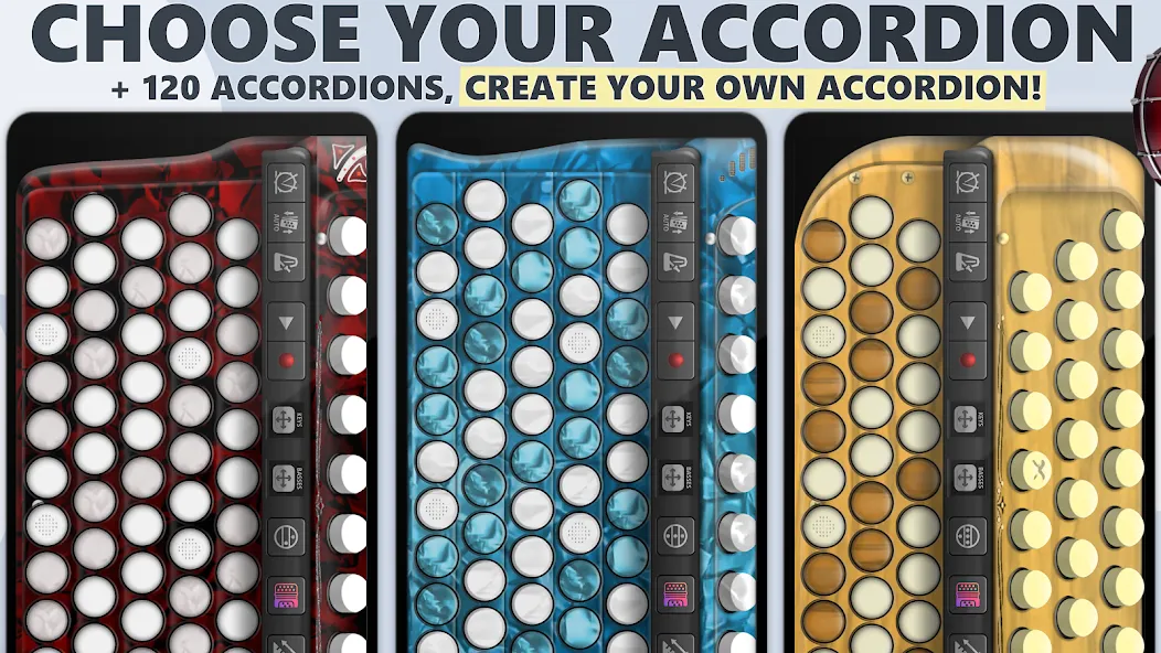 Accordion Chromatic Button (Аккордеон с хроматическими кнопками)  [МОД Mega Pack] Screenshot 2