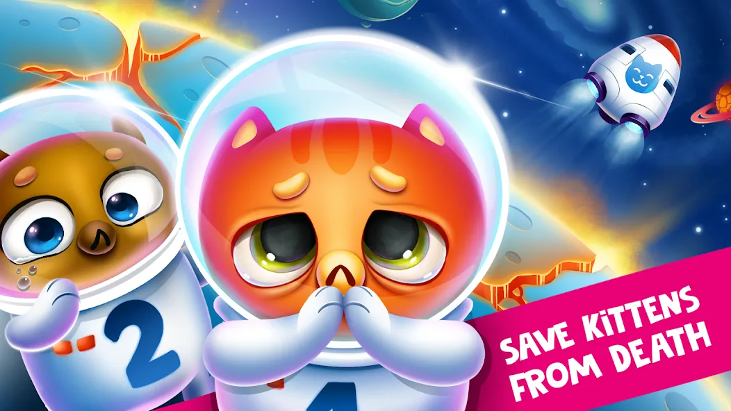 Space Cat Evolution: Kitty col  [МОД Menu] Screenshot 1