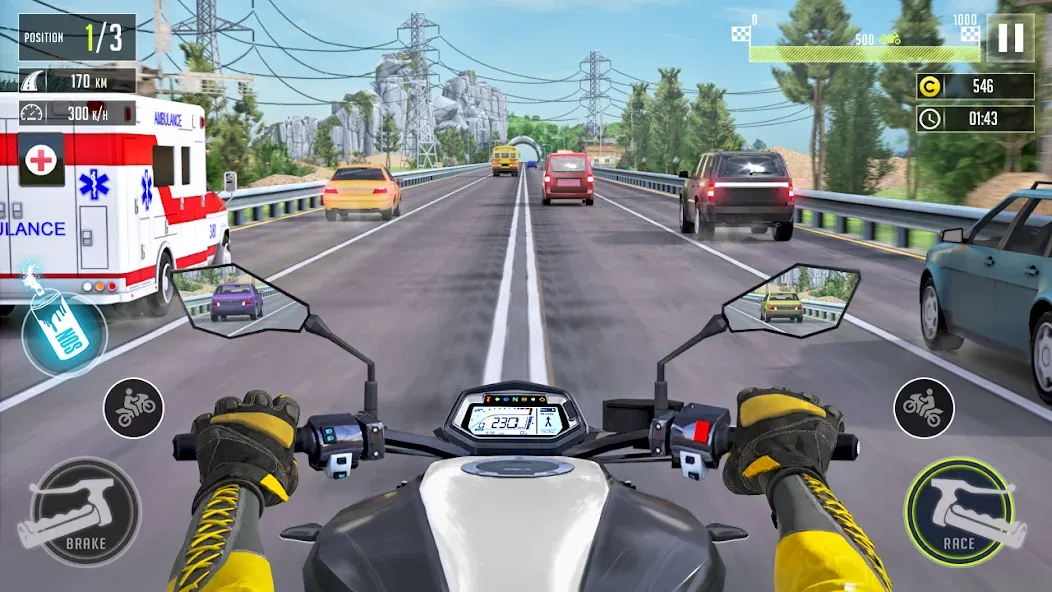 3d Bike Racing Bike Race Games  [МОД Menu] Screenshot 1