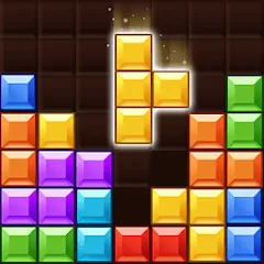 Скачать взломанную Block Gems: Block Puzzle Games (Блок драгоценные камни)  [МОД Unlocked] - последняя версия apk на Андроид