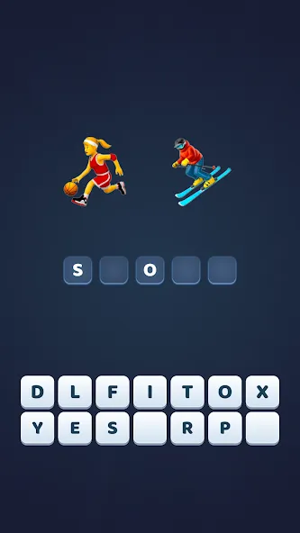 Emoji Quiz - Word game (Имоджи Квиз)  [МОД Все открыто] Screenshot 4