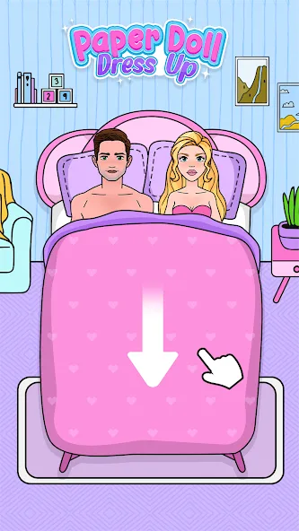Paper Doll: Fashion Dress Up (Свит Пейпер Долл)  [МОД Menu] Screenshot 1