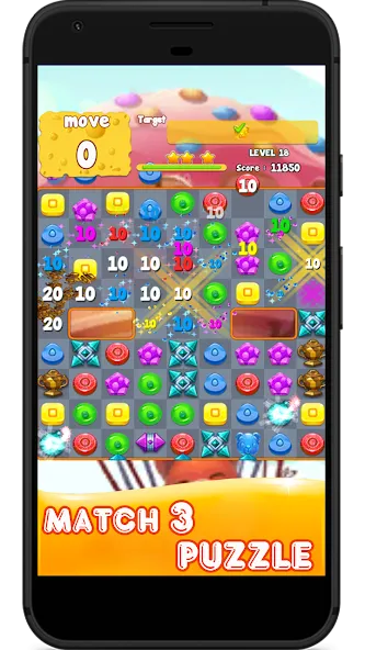 Candy 2024-Candy Match 3 Game (Кэнди 2023)  [МОД Mega Pack] Screenshot 2
