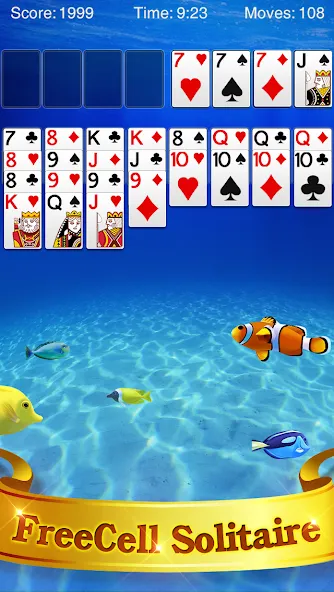 FreeCell Solitaire  [МОД Unlimited Money] Screenshot 1