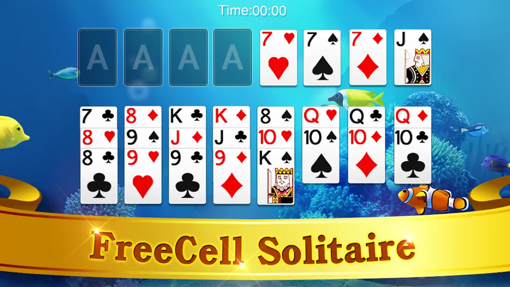 FreeCell Solitaire  [МОД Unlimited Money] Screenshot 5