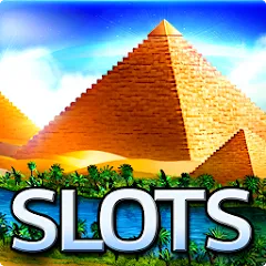Скачать взломанную Slots - Pharaoh's Fire (Слоты)  [МОД Бесконечные монеты] - последняя версия apk на Андроид