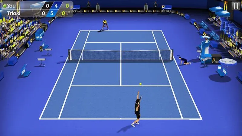 3D Tennis  [МОД Много монет] Screenshot 1