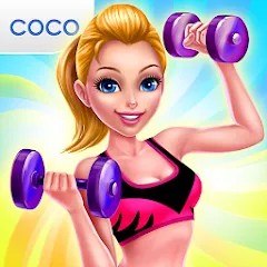 Взломанная Fitness Girl - Dance & Play  [МОД Много денег] - стабильная версия apk на Андроид