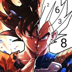 Скачать взломанную Color Fan - Color By Number (Цветной веер)  [МОД Много денег] - стабильная версия apk на Андроид