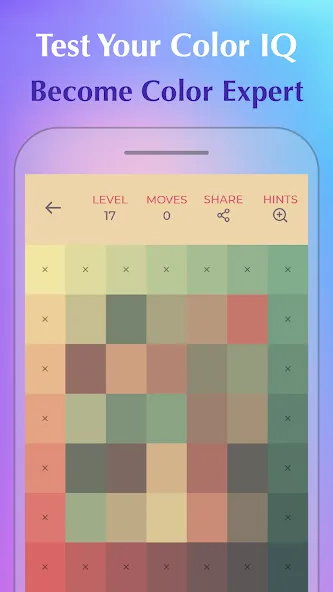 Color Puzzle:Offline Hue Games  [МОД Бесконечные монеты] Screenshot 2