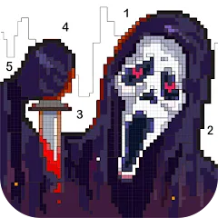 Скачать взлом Death Park Coloring Games (Дэт Парк игры раскраски)  [МОД Много денег] - последняя версия apk на Андроид