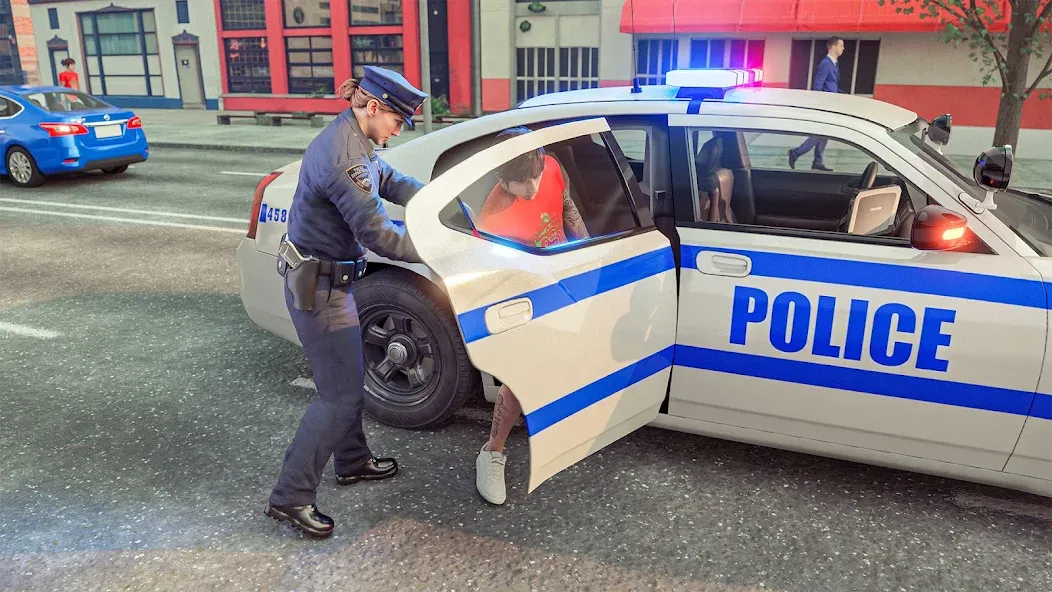Police Simulator Job Cop Game  [МОД Unlimited Money] Screenshot 2