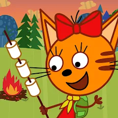 Взлом Kid-E-Cats: Kitty Cat Games!  [МОД Unlocked] - полная версия apk на Андроид