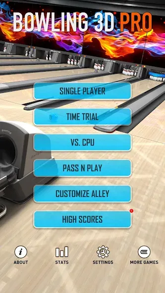 Bowling 3D Pro (Боулинг 3D Про)  [МОД Бесконечные монеты] Screenshot 4
