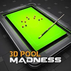 Скачать взломанную 3D Pool Madness (Пул Безумие)  [МОД Все открыто] - стабильная версия apk на Андроид