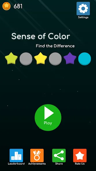 Sense of Color - Find the Diff  [МОД Unlimited Money] Screenshot 1