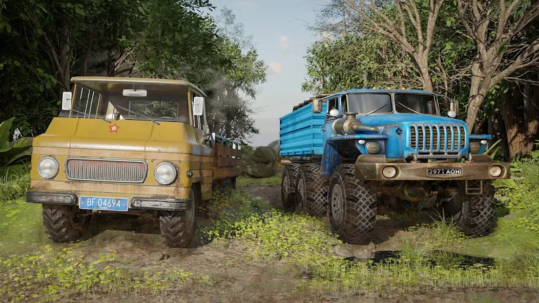 Offroad Mud Truck Driving Sim  [МОД Много монет] Screenshot 3