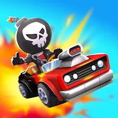 Взлом Boom Karts Multiplayer Racing (Бум Картс Мультиплеер Рейсинг)  [МОД Unlocked] - стабильная версия apk на Андроид