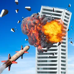 Взломанная City Demolish: Rocket Smash! (Сити Демолиш)  [МОД Много монет] - последняя версия apk на Андроид