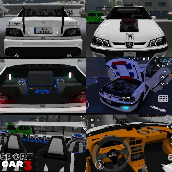 Sport car 3 : Taxi & Police - (Спорткар 3)  [МОД Меню] Screenshot 1
