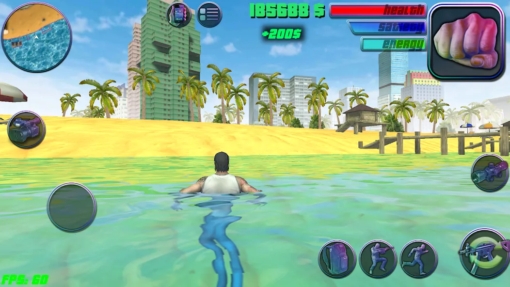 Crazy Miami Online (Крейзи Майами Онлайн)  [МОД Бесконечные монеты] Screenshot 4