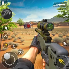 Взломанная Fps Shooting Gun War: Gun Game  [МОД Бесконечные монеты] - последняя версия apk на Андроид