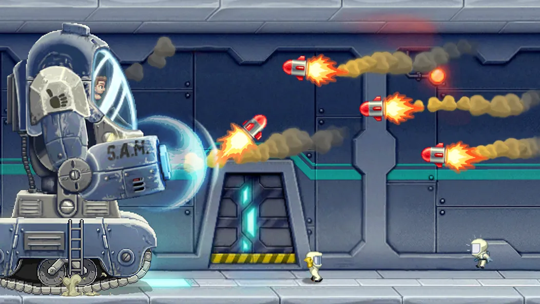 Jetpack Joyride (Джетпак Джойрайд)  [МОД Бесконечные монеты] Screenshot 4