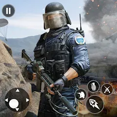 Скачать взломанную Gun Shooting Games Fps Offline  [МОД Много денег] - полная версия apk на Андроид