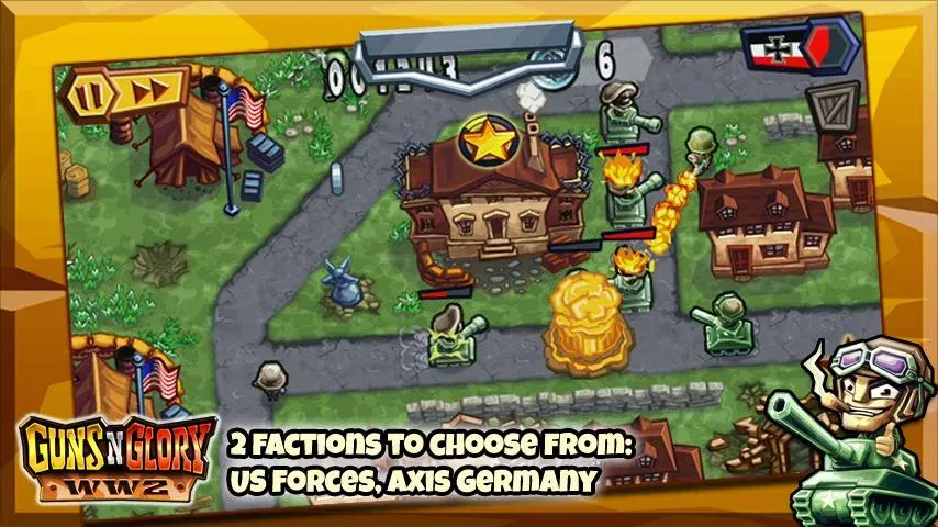 Guns'n'Glory WW2  [МОД Бесконечные монеты] Screenshot 2