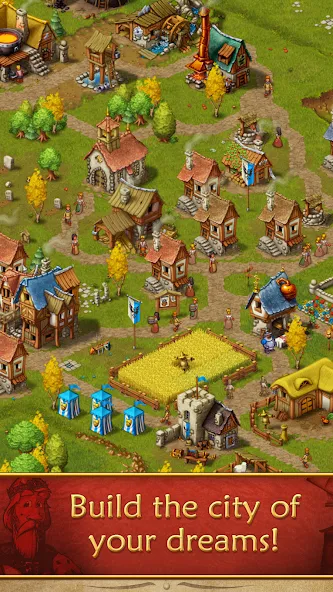 Townsmen  [МОД Все открыто] Screenshot 2