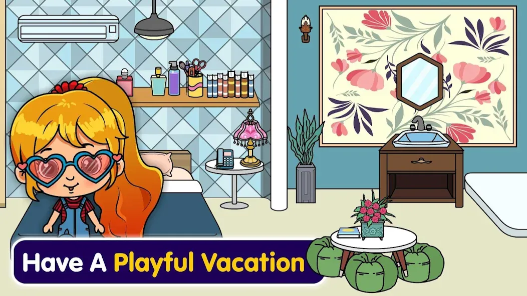 Tizi Town - My Hotel Games  [МОД Бесконечные монеты] Screenshot 3