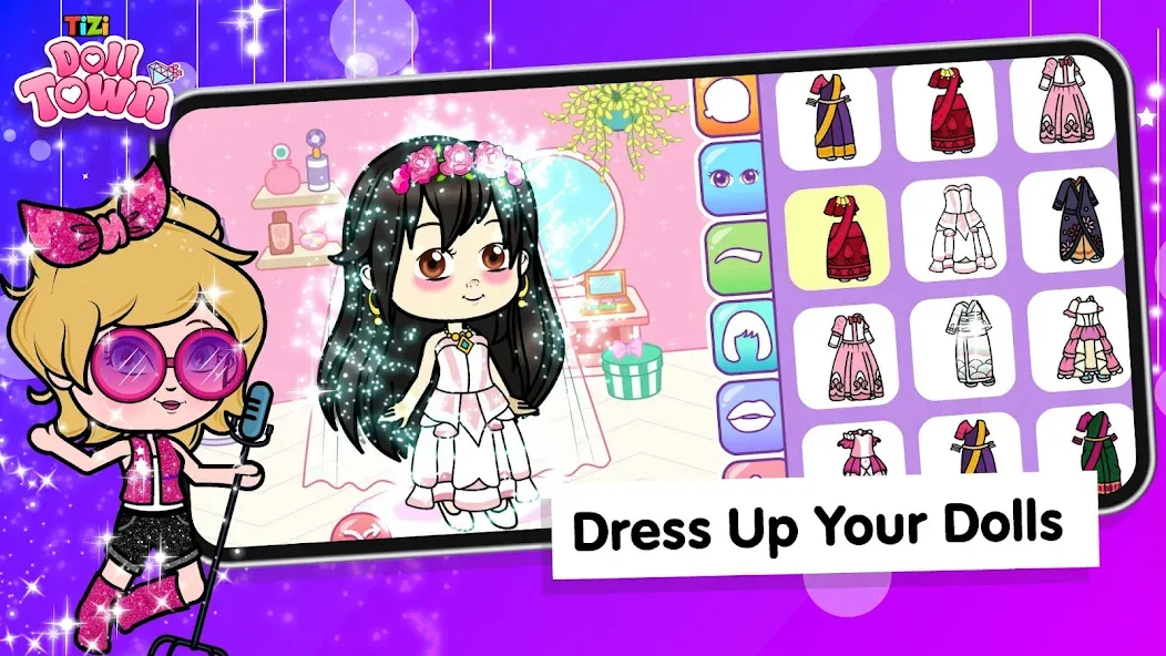 Tizi Town: Doll Dress Up Games  [МОД Menu] Screenshot 3