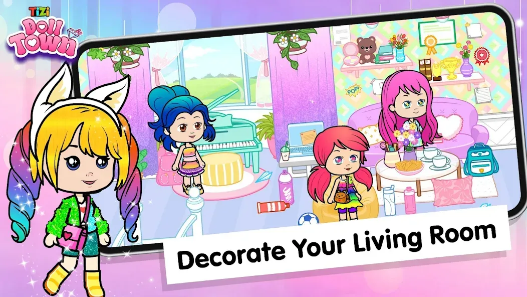 Tizi Town: Doll Dress Up Games  [МОД Menu] Screenshot 4