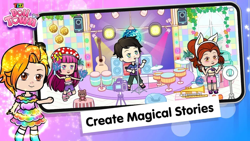 Tizi Town: Doll Dress Up Games  [МОД Menu] Screenshot 5