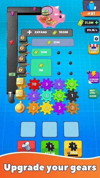 Gear Clicker (Гир Кликер)  [МОД Menu] Screenshot 1