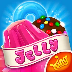Взломанная Candy Crush Jelly Saga (Кенди Краш Джелли Сага)  [МОД Mega Pack] - стабильная версия apk на Андроид